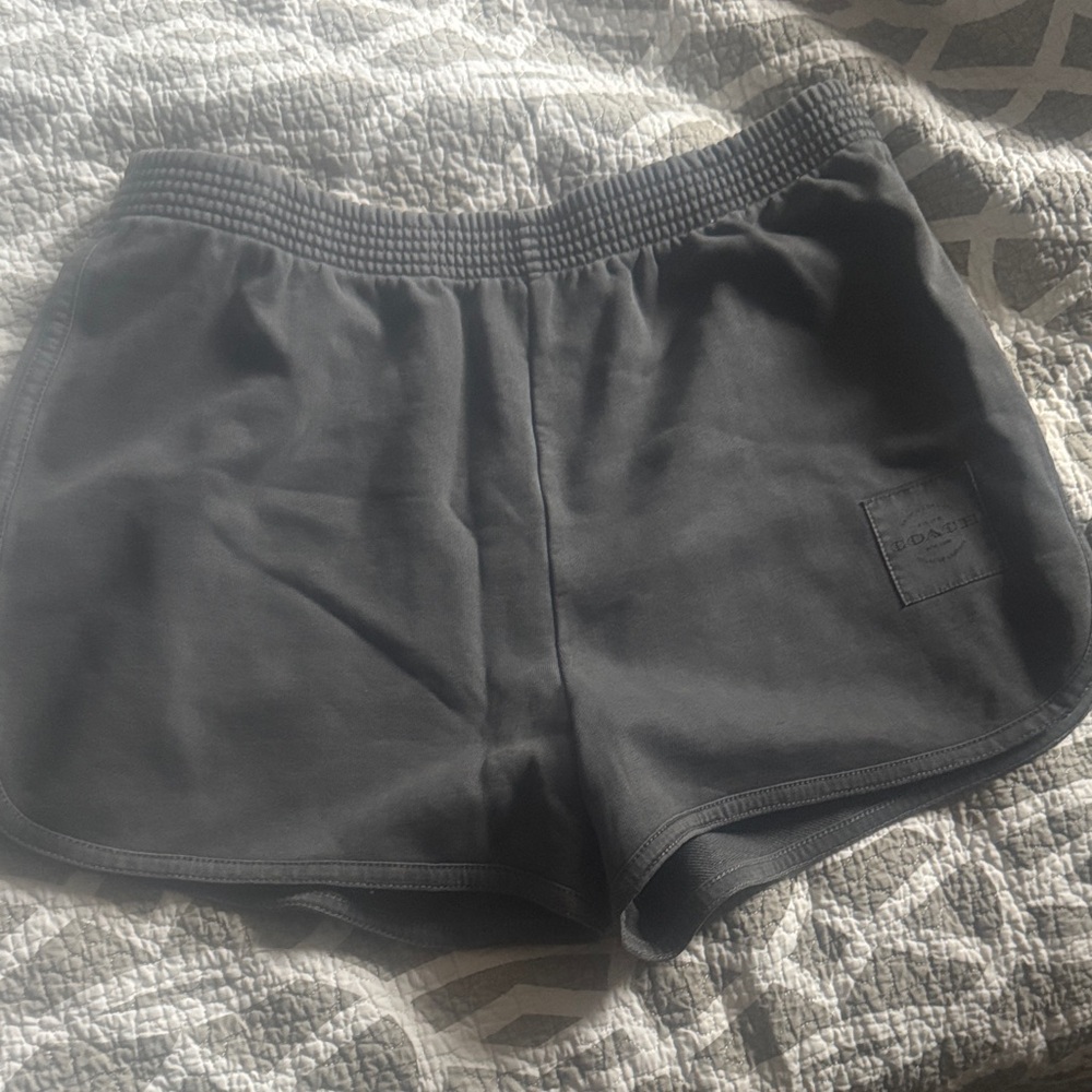Coach Charcoal Gray Fabric Patch